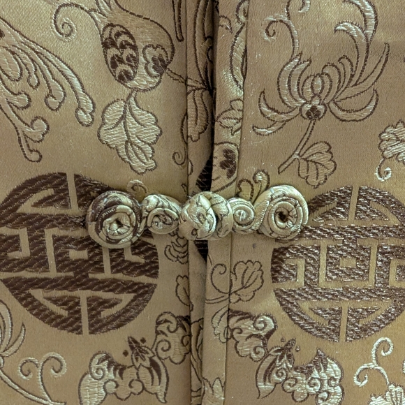 Women's Gold Patterned Jacket - Picture 2 of 6